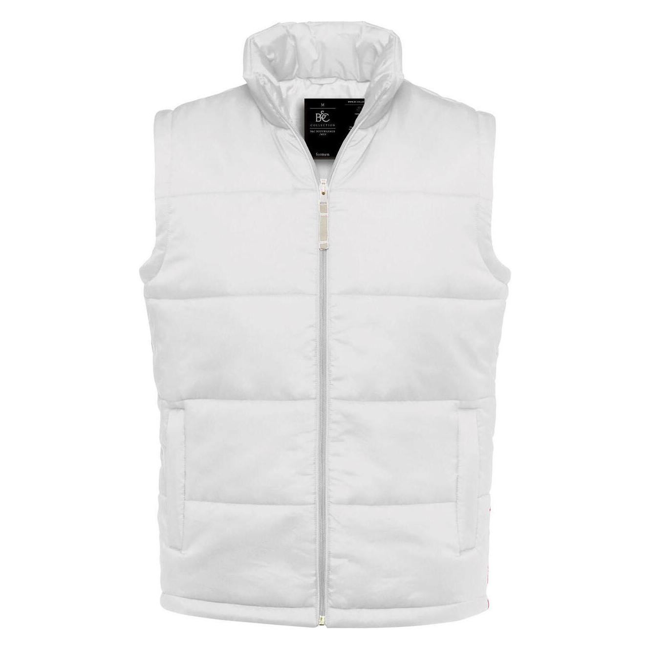 B&C, Herren, Westen, Weste, Weiss, (S)