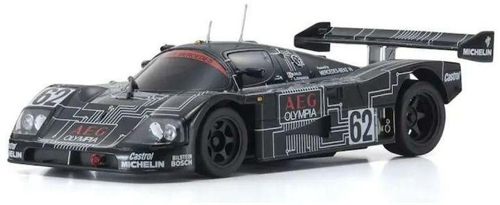 Actual product image Kyosho Mini-Z MR-03 Sauber Mercedes C9 #62 ARTR, 1:27 (ARR Almost Ready to Run)
