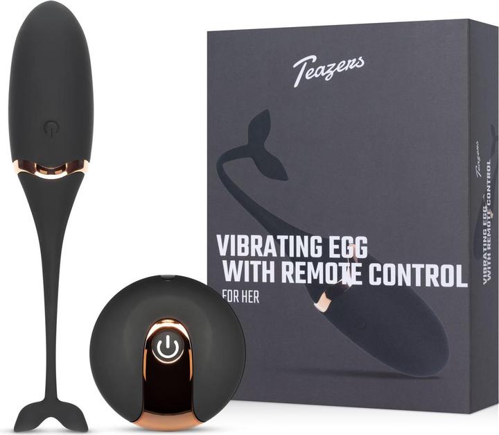 Actual product image Teazers Luxurious vibrating egg with remote control