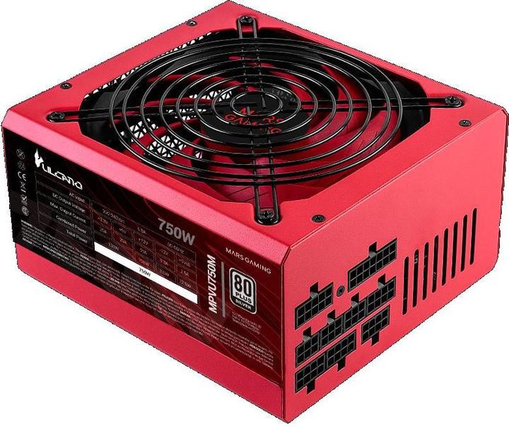 Actual product image Mars Gaming Alimentation Atx Vulcano Mpm - 750w (Rouge) (750 W)