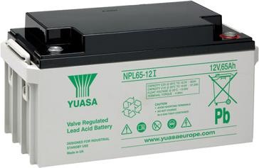 Actual product image Yuasa NPL65-12i Battery Lead PB 12 Volt 65000mAh (12 V, 65 Ah)