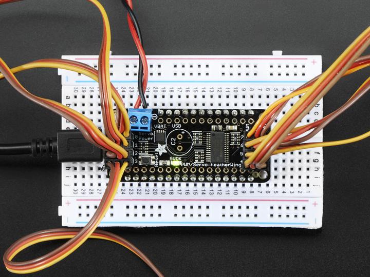 Actual product image Adafruit 8-Channel PWM or Servo FeatherWing (Various)