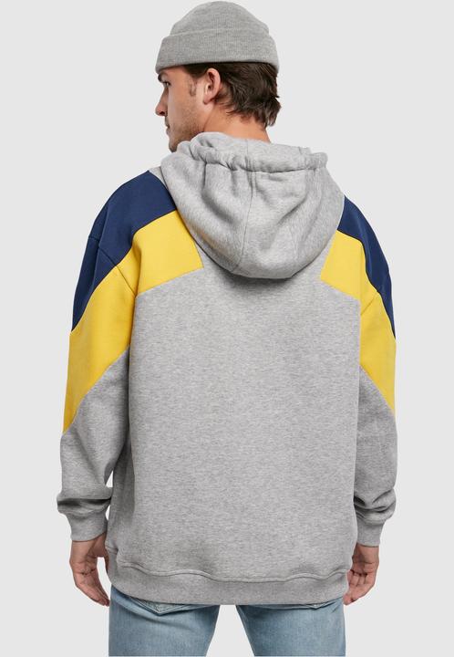 Immagine prodotto Urban Classics Felpa con cappuccio oversize a 3 toni (M)