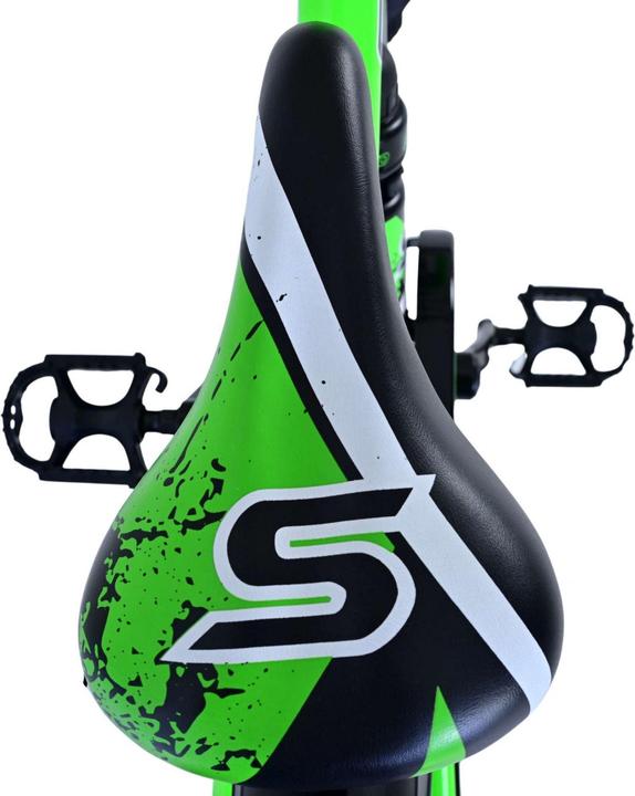 Image du produit Volare Sportivo Kinderfiets - Jongens - 24 inch - Zwart Groen - Twee Handremmen (24115) (24")