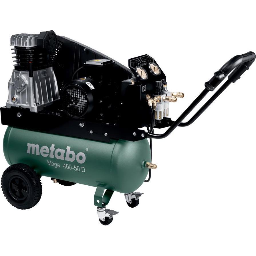 Thumbnail - Metabo, Kompressor, Mega 400-50 D (10 Bar, 50 l)