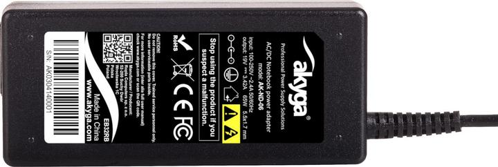 Produktbild Akyga AK-ND-06 - Notebook - Indoor - 100 - 250 V - 55 +/- 5 Hz - 65 W - 19 V (65 W)