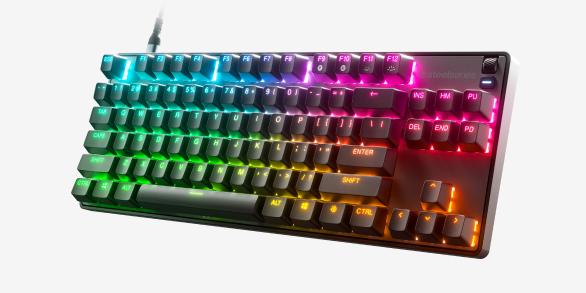 Produktbild SteelSeries Apex 9 TKL Gaming Keyboard, NOR Layout, Wired, Black (Eng. Int., Kabelgebunden)