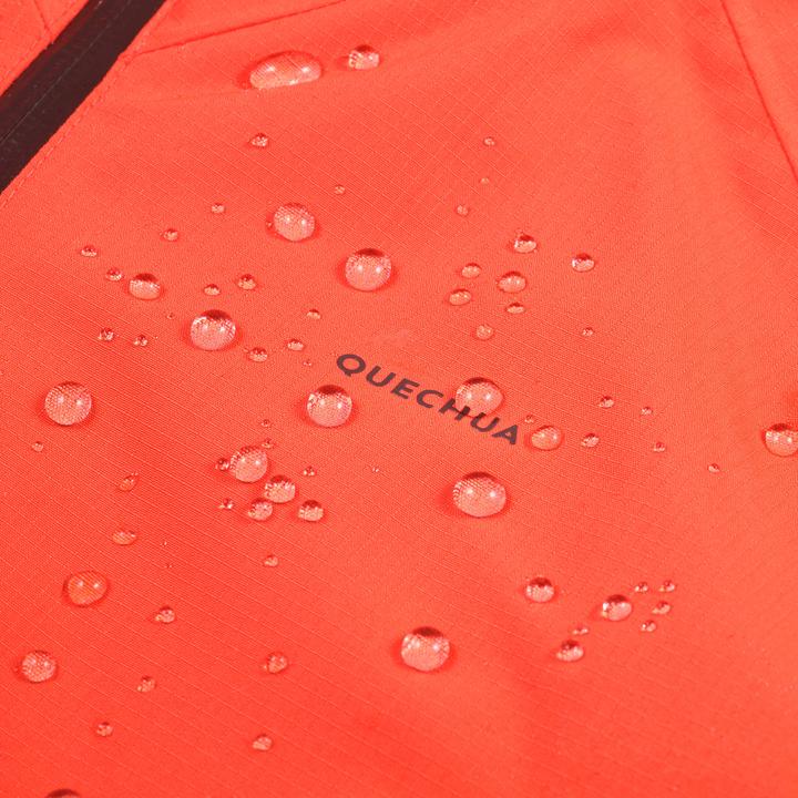 Produktbild Quechua Wanderjacke MH900 Kinder Gr. 122–170 wasserdicht Wandern orange (140)