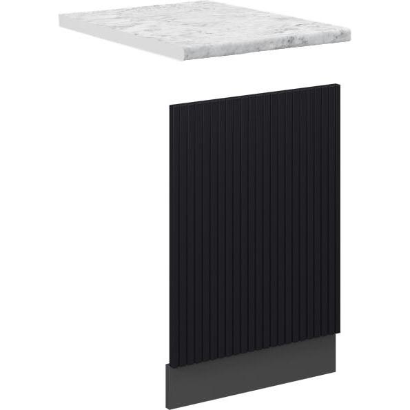 Vicco Frontblende Fame-Line, Geschirrspüler Zubehör, Schwarz