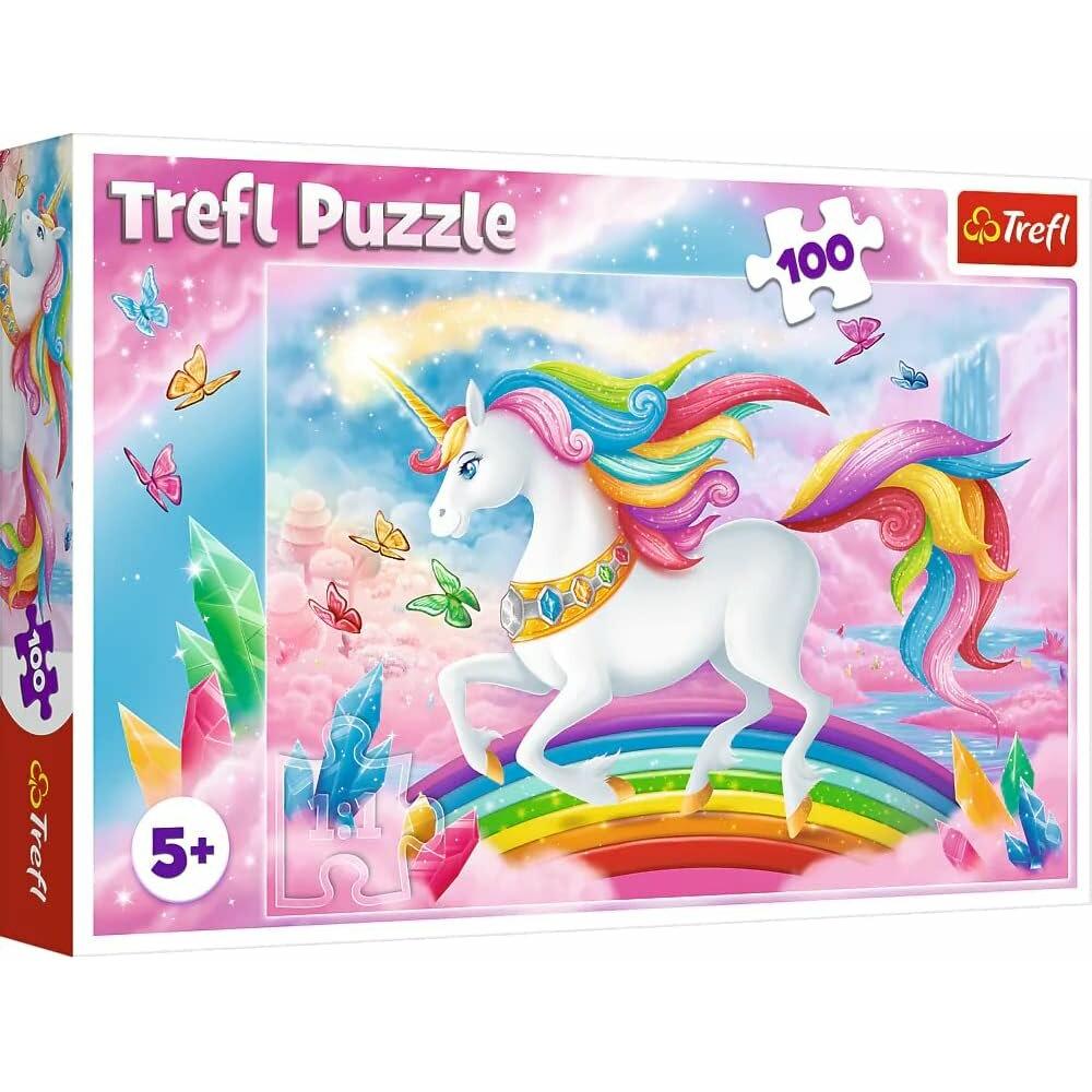 Ravensburger Crystal World of Unicorns Puzzle (100 Teile)