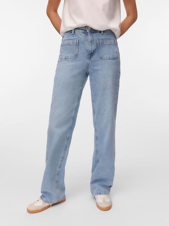 Produktbild Vero Moda VMTESSA Hohe Taille Weiter Beinschnitt Jeans Weit geschnitten (W31/L32)