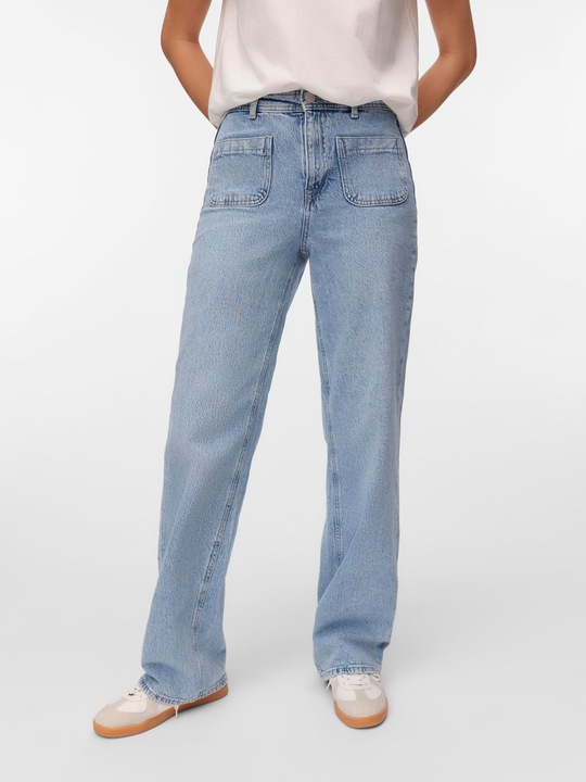 Image du produit Vero Moda VMTESSA Hohe Taille Weiter Beinschnitt Jeans Weit geschnitten (W31/L32)
