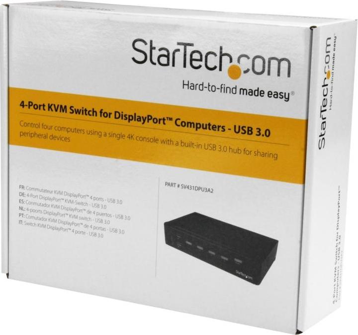 Produktbild StarTech 4-PORT DP KVM SWITCH - 4K