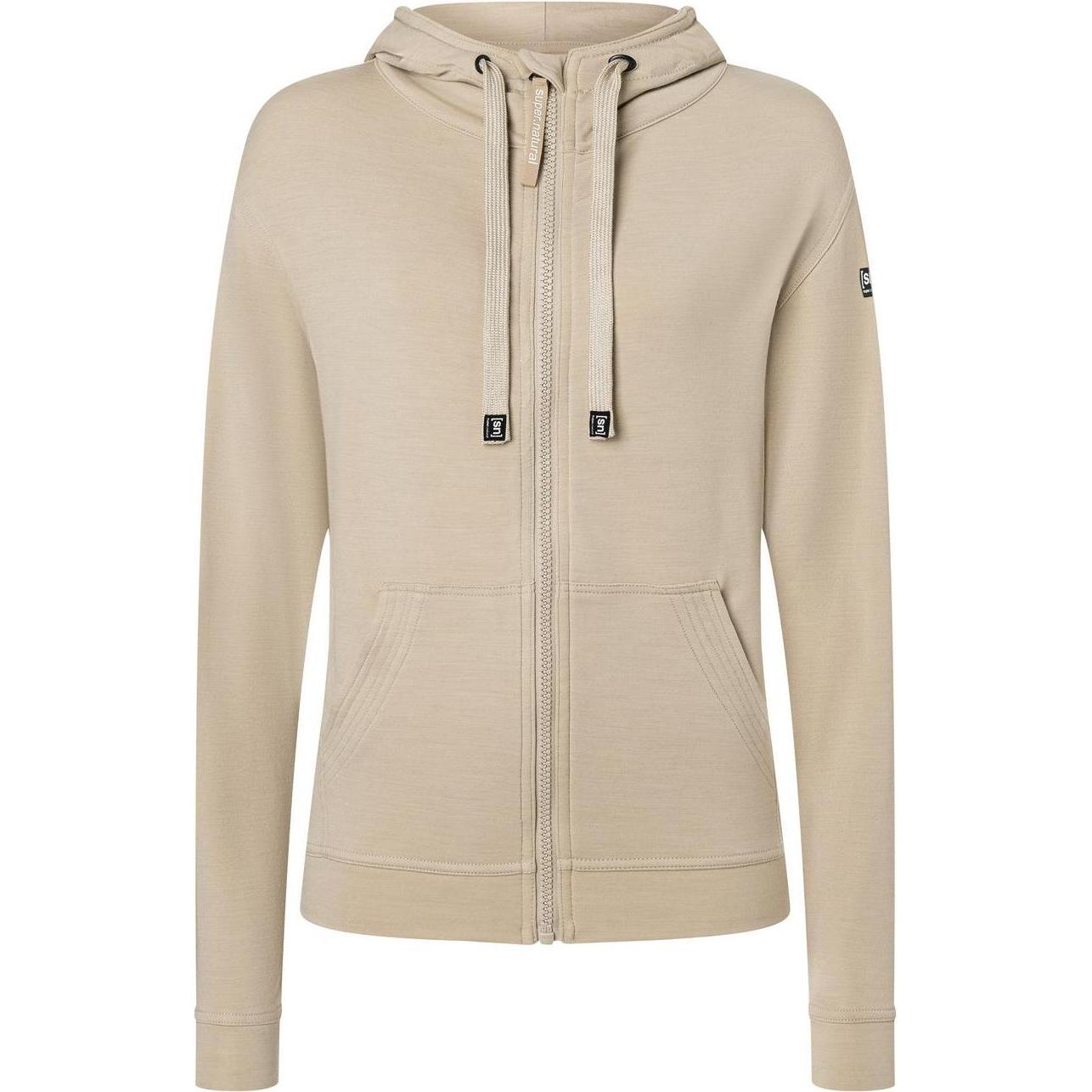 Thumbnail - Super Natural, Damen, Jacke, Women's Solution Hoodie (XS), Beige, XS