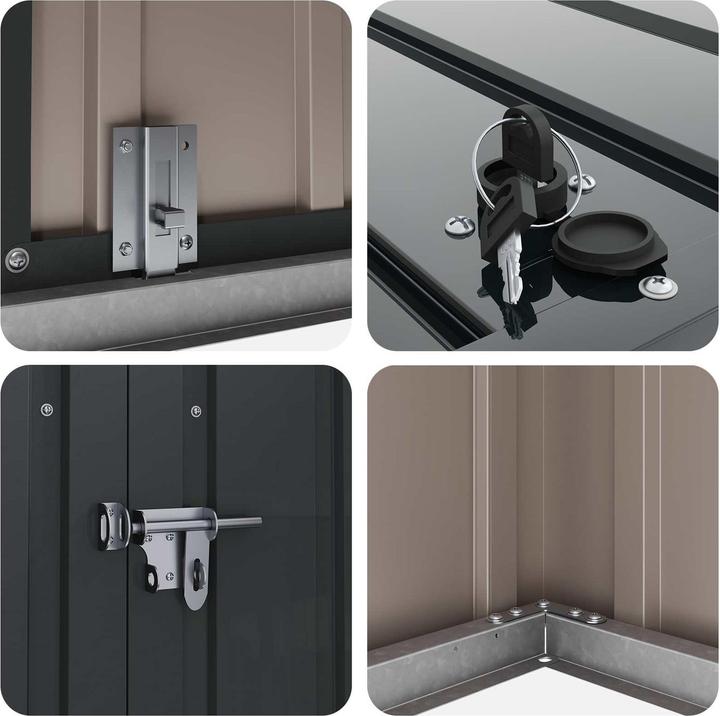 Actual product image vidaXL Gartenlagerbox