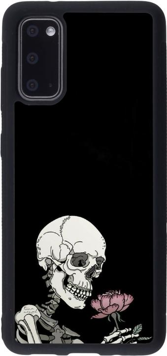 Image du produit PhoneLook Coque Silicone rigide noir Halloween 2023 rose and skeleton (Samsung Galaxy S20+)
