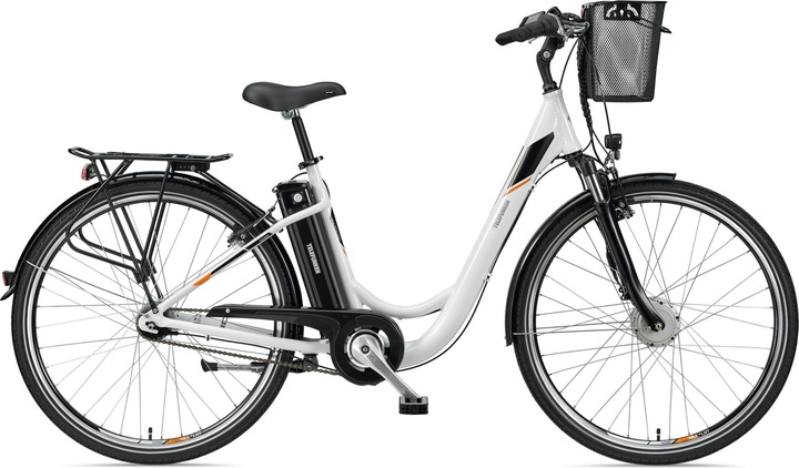 Telefunken Multitalent RC840, City E-Bike, Motor power 250 W, Wheel size 28 ", Warranty 24 month(s), White (48 cm)