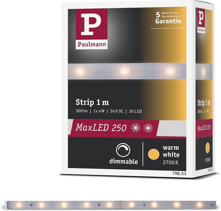 Image du produit Paulmann MaxLED 250 Stripe (Blanc chaud, 100 cm, Intérieur)