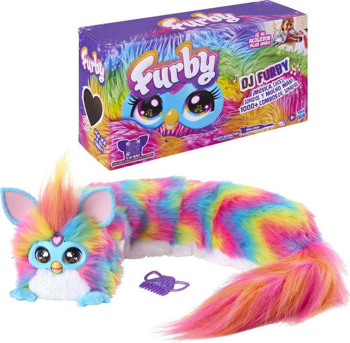 Image du produit Furby Interaktiver Hund Dj Rainbow (15.24 cm)