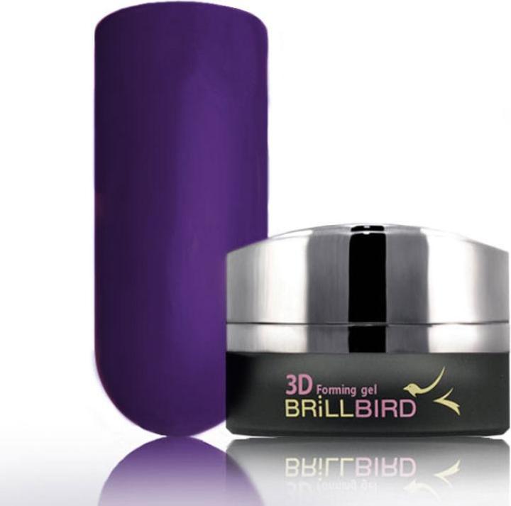 Immagine prodotto BrillBird Gel formatore 3D viola scuro 3ml (Viola scuro, Smalto per unghie effetto gel)
