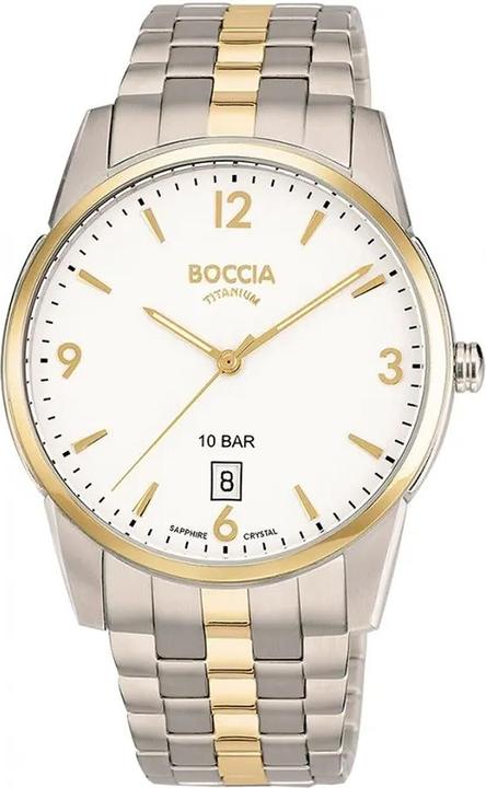 Boccia 3632-03 Herrenuhr Titanium 40mm 10ATM (Analoguhr, 40 mm)