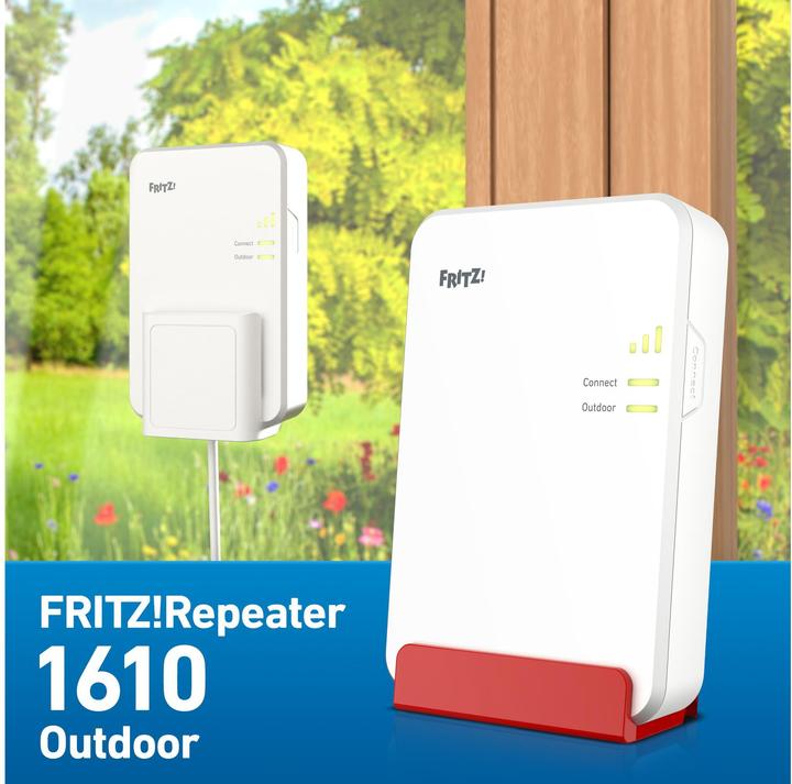 Produktbild FRITZ! Repeater 1610 Outdoor International (2400 Mbit/s, 600 Mbit/s)