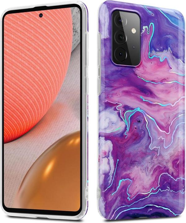 Image du produit Cadorabo Couverture IMD TPU Marbre coloré (Samsung Galaxy A72)