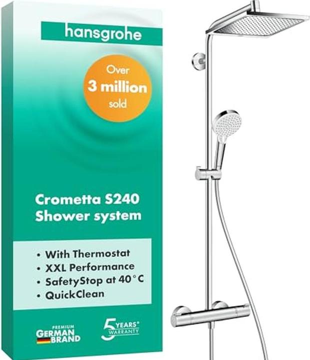 Image du produit hansgrohe Thermostatischer Duschkopf des Crometta E240-Systems HG27271000