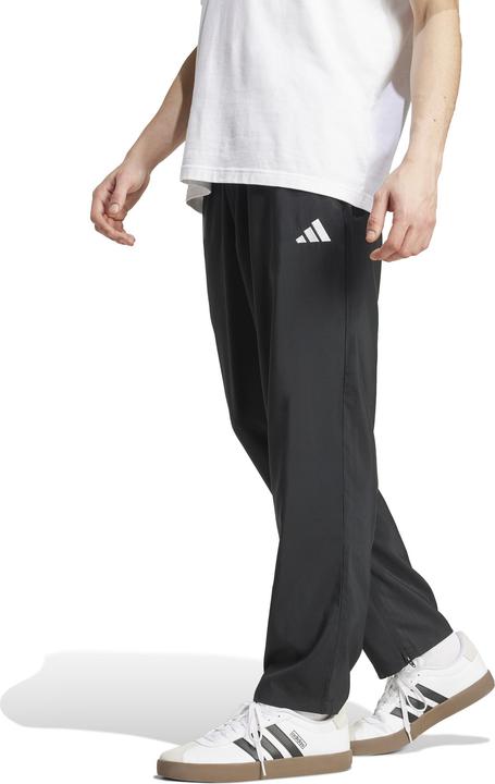 Produktbild adidas Stanford-Hose für Erwachsene, mit kleinem Logo, offener Saum, Grösse XL, Schwarz/Weiss (XL)