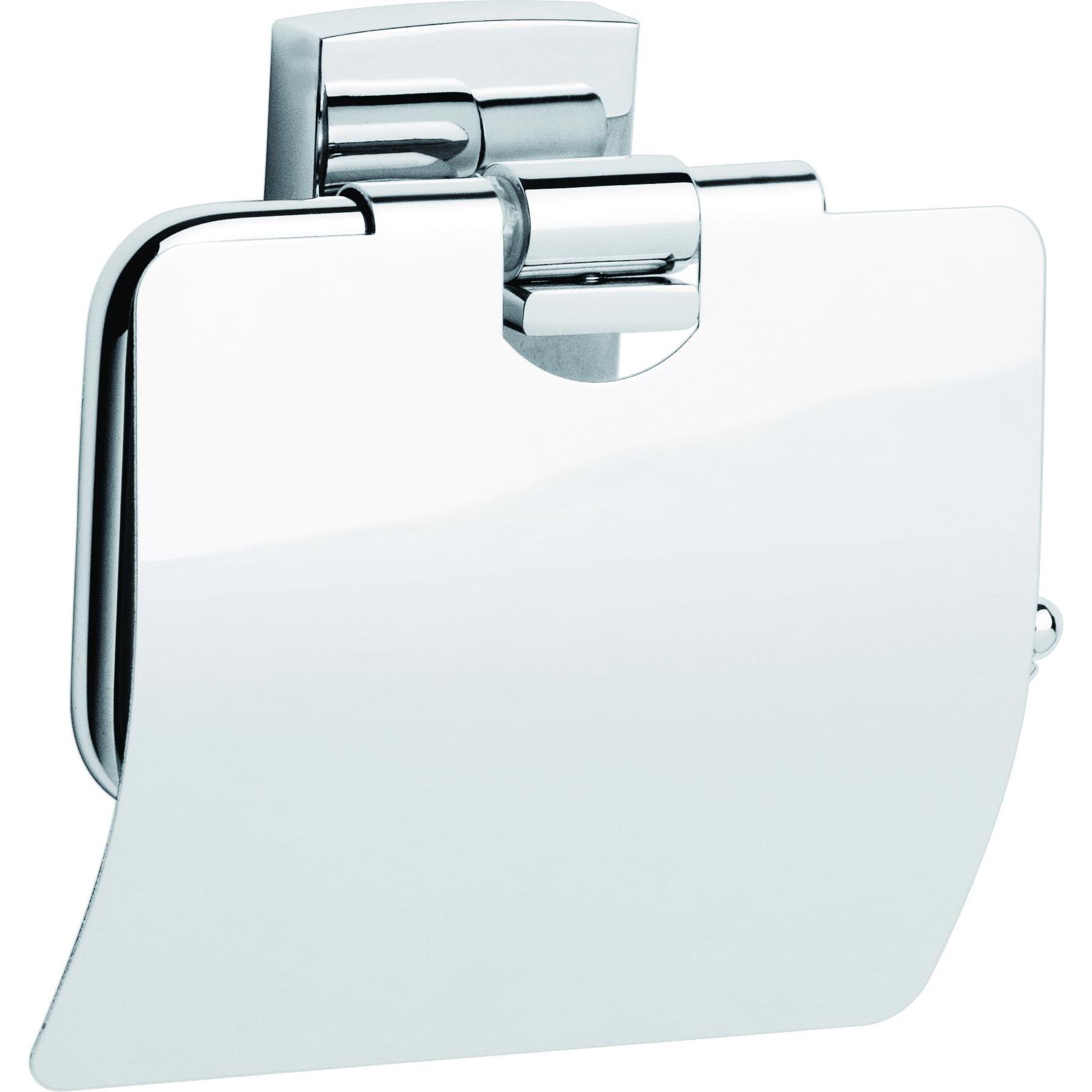 tesa, Toilettenpapierhalter, KLAAM Toilettenrollenhalter inkl. Klebelösung ohne Bohren