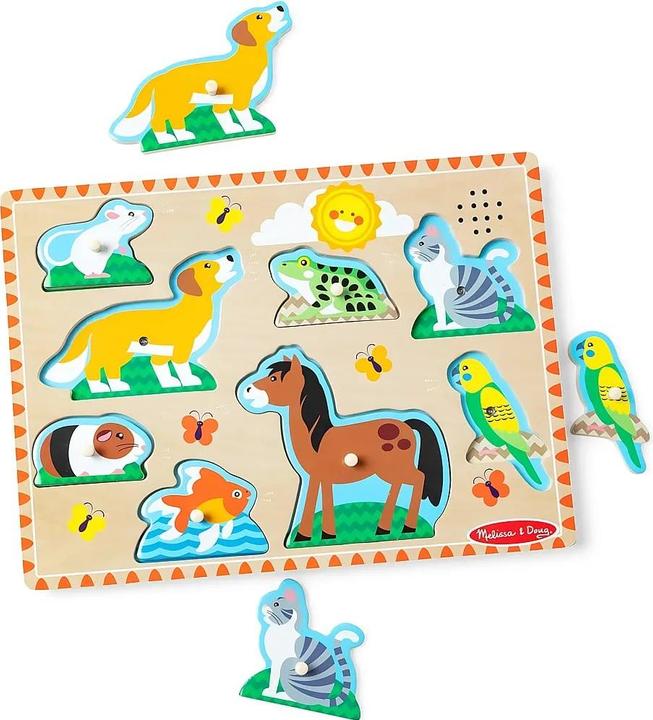Immagine prodotto Melissa & Doug Animali con suono (8 pezzi)