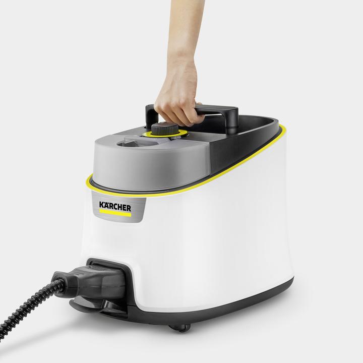 Image du produit Kärcher SC 4 Deluxe EasyFix Cylinder steam cleaner Noir, Blanc (4 bar, 2200 W)