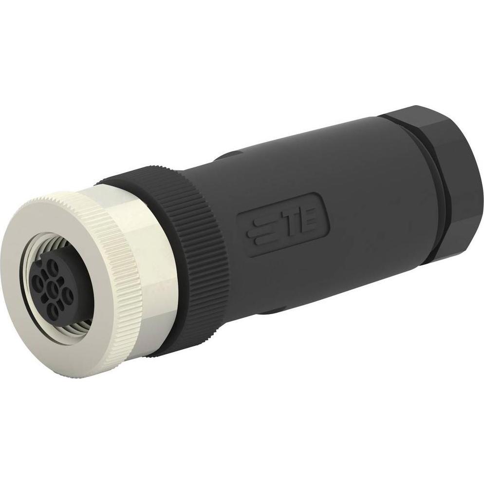 TE Connectivity T4110002021-000 Sensor-/Aktor-Steckverbinder, unkonfektioniert M, Elektronikkabel + Stecker, Schwarz
