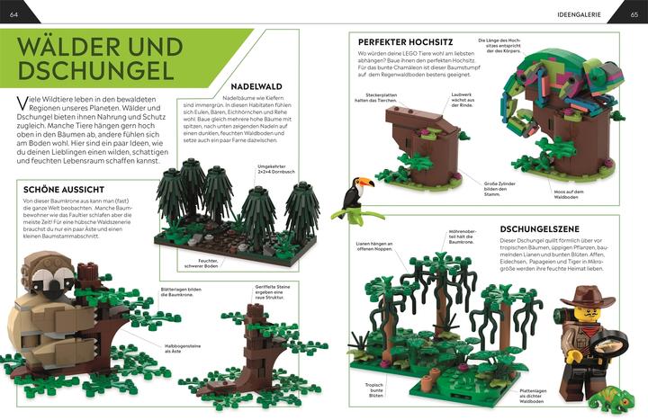 Produktbild Lego Bauideen - Tiere (Deutsch, Hannah Dolan, Jessica Farrell, Michael Schmidt, 2023)