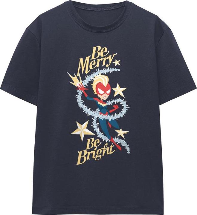 Produktbild Captain Marvel Be Merry Be Bright TShirt (M)