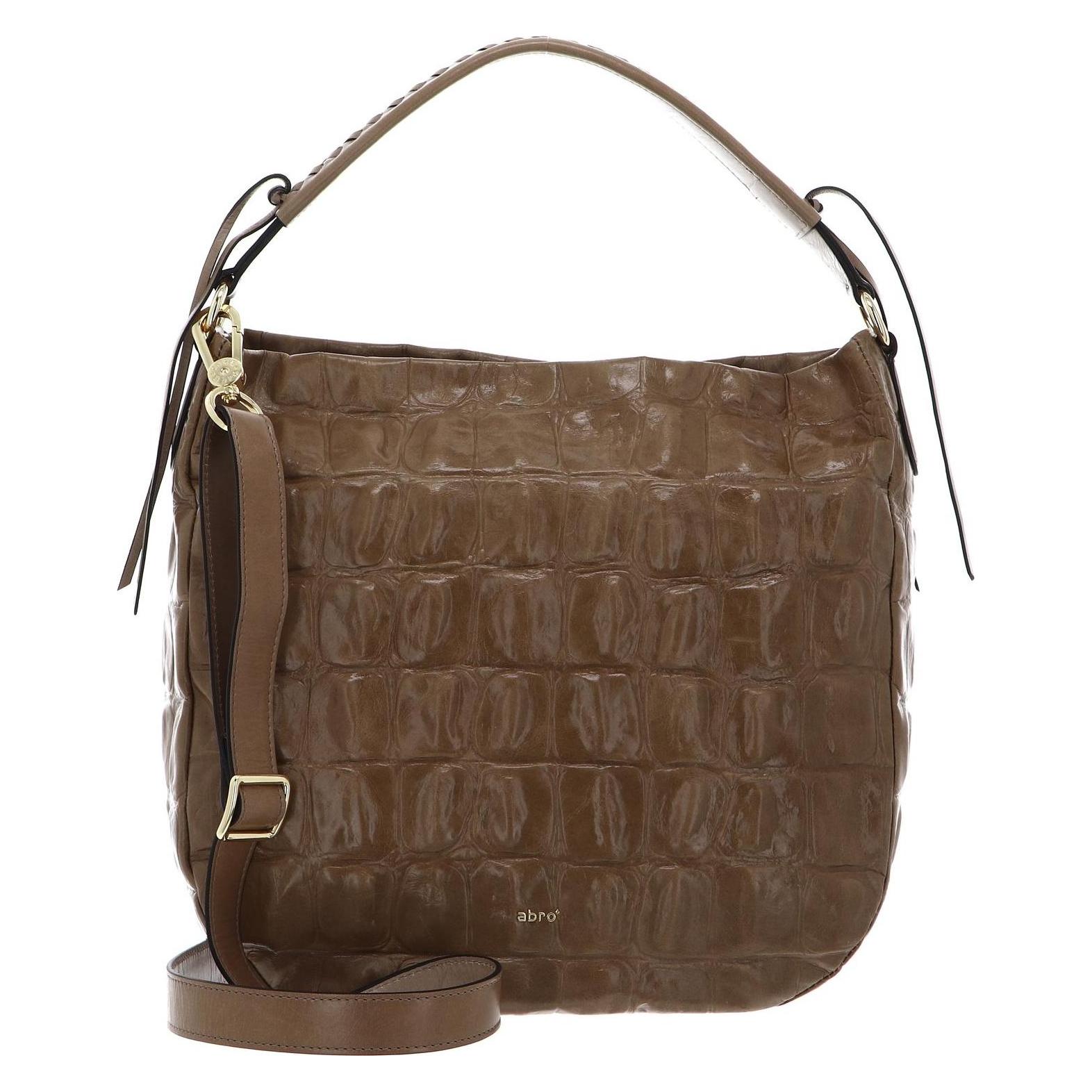 Abro, Damen, Handtasche, Leder Primitivo Shoulder Bag Heather