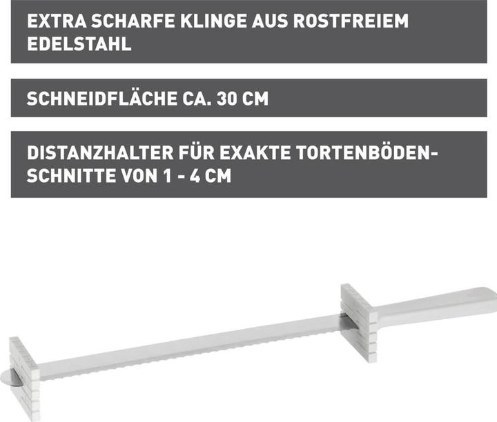Produktbild Kaiser Tortenbodenmesser mit Distanzhalter