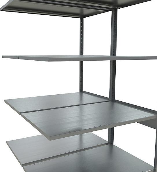Actual product image eurokraft pro Boltless shelving, double row