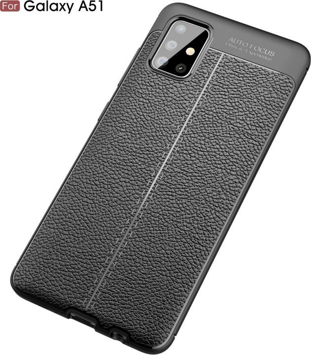 Produktbild Screenguard Samsung Galaxy A51 4G Hülle Leather Design TPU Cover (Samsung Galaxy A51)