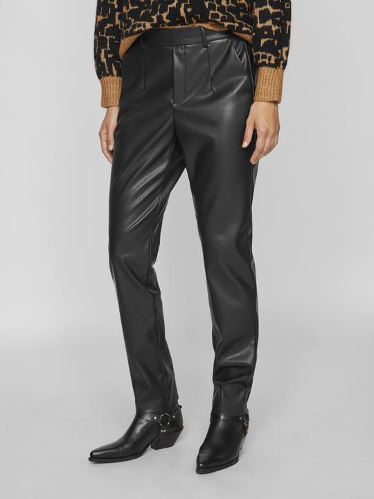 Actual product image Vila Coated High Waist Trousers (44)