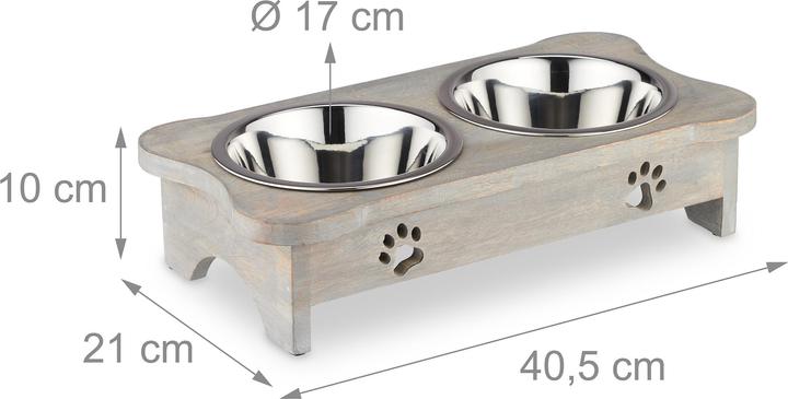 Image du produit Relaxdays Station d'alimentation pour chiens (0.75 l)