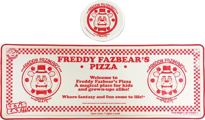 Actual product image Fanattik Five Nights at Freddy's desk mat & coaster (80 x 30 cm)