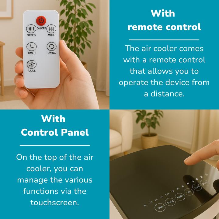 Actual product image Lifetime Air Air cooler 230V 80W 4L RC