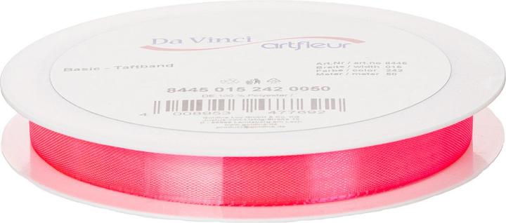 Produktbild Goldina Geschenkband, Basic - Taftband - neon-pink (1x)