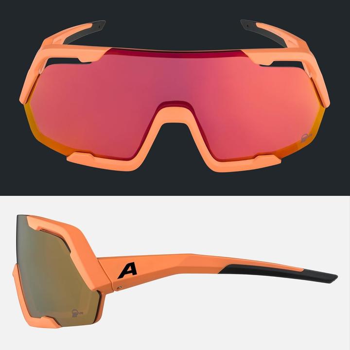Immagine prodotto ALPINA SPORTS Rocket Q-Lite (Specchio rosa pesca opaco, Pink)