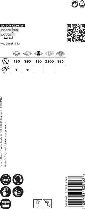 Produktbild Bosch Professional Zubehör EXPERT Tough Material Lochsäge, 44 x 60 mm (44 mm)