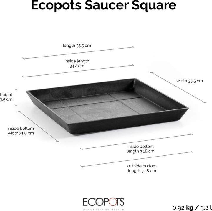 Produktbild Ecopots Saucer Rotterdam