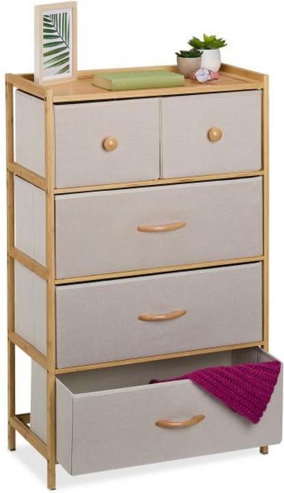 Immagine prodotto Relaxdays Sideboard comò (58 x 32,5 x 94 cm)
