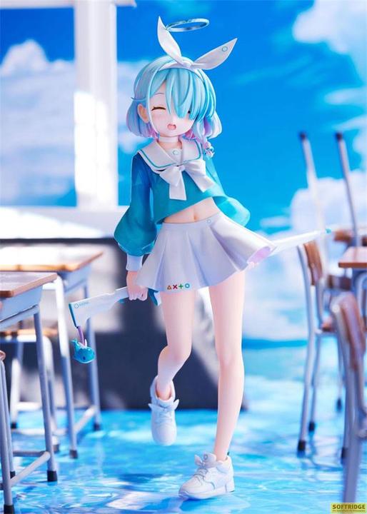Actual product image Golden Head Blue Archive statuette PVC 1/7 Arona Ami Ami Limited Edition 22 cm