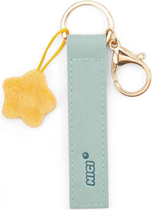 Actual product image Magni NICI Schlüsselanhänger Immer bei dir Kunstlederband mit Stern türkis 10cm